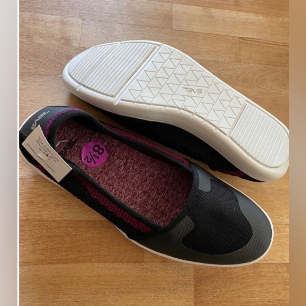 Teva Black Lightweight Hydro-Life Ballerina Shoes